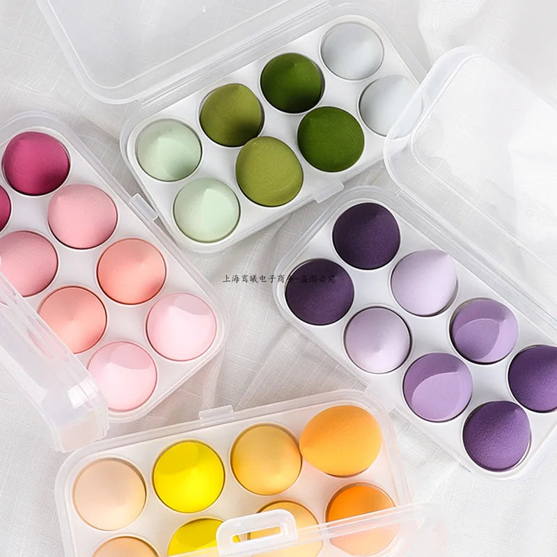 4pcs/8pcs Makeup Sponge Set Cosmetic Blender