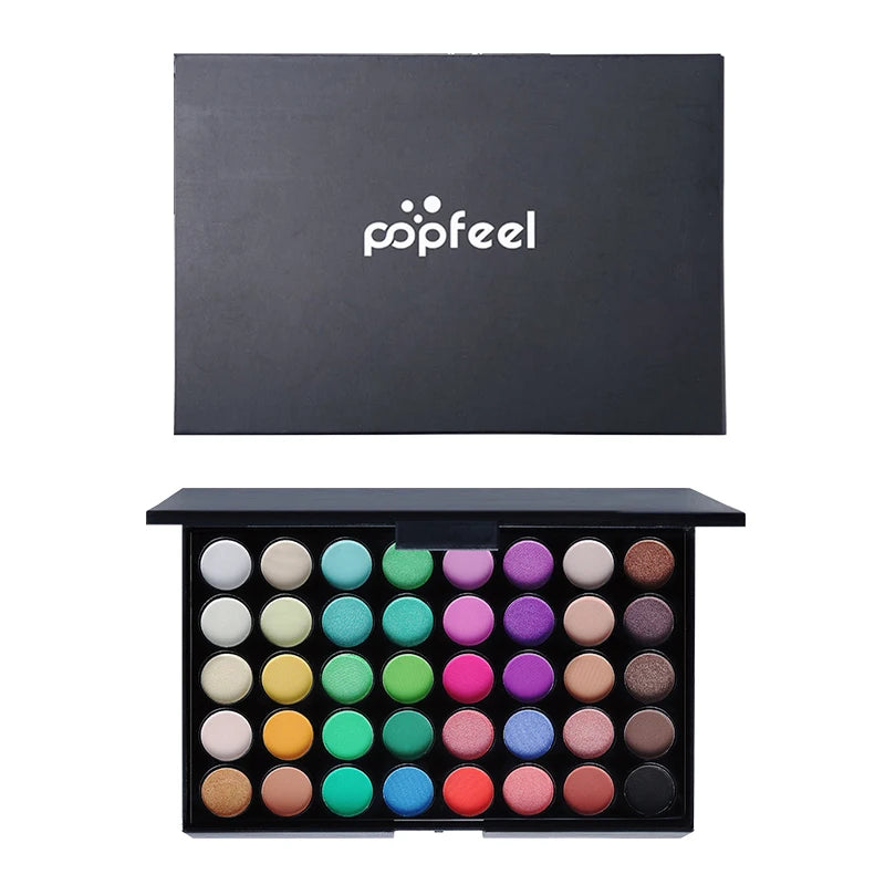 POPFEEL 40 Colors Eyeshadow Palette Long Lasting