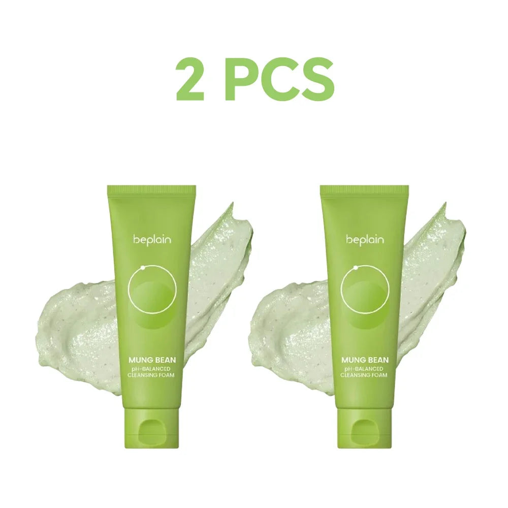 Mung Bean Foam Cleanser | pH 5.5 | Fragrance-Free | Non-Irritating for All Skin Types 80ML