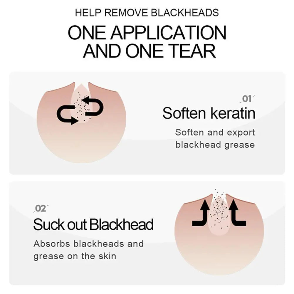 60g Bamboo Charcoal Blackhead Remover Face Mask Deep Cleansing Spots Acne Treatment Peal-off Nose Mask Face Skin Care