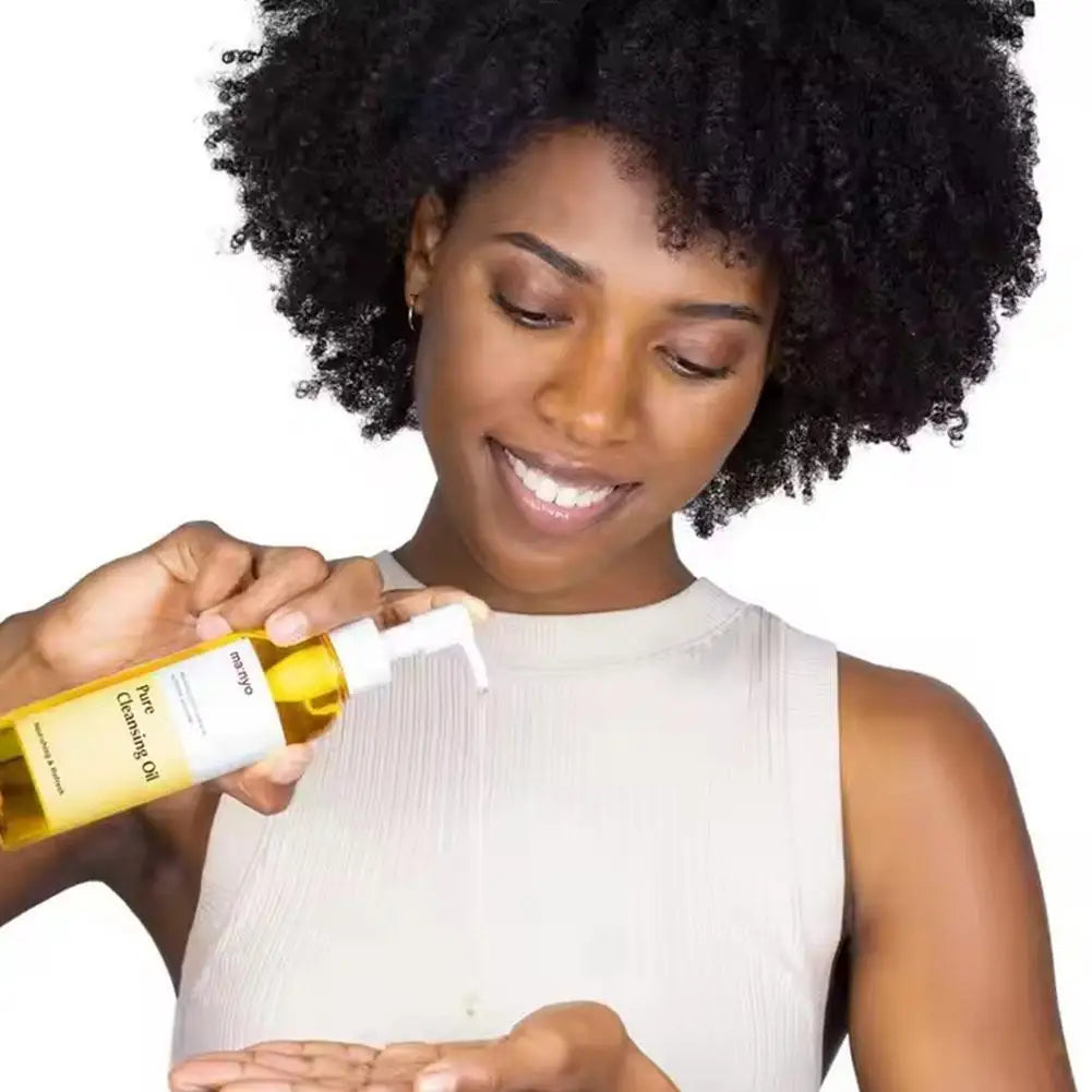 Korean Ma:nyo Facial Cleanser Makeup Remover Oil Balance Water And Oil Deep Cleansing Blackhead Removal Efficient Makeup Removal