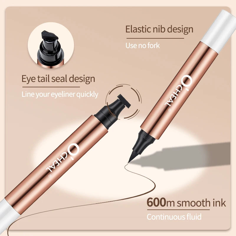 O'CHEAL Eyeliner Stamp Black Liquid Eyeliner Pen Waterproof Fast Dry
