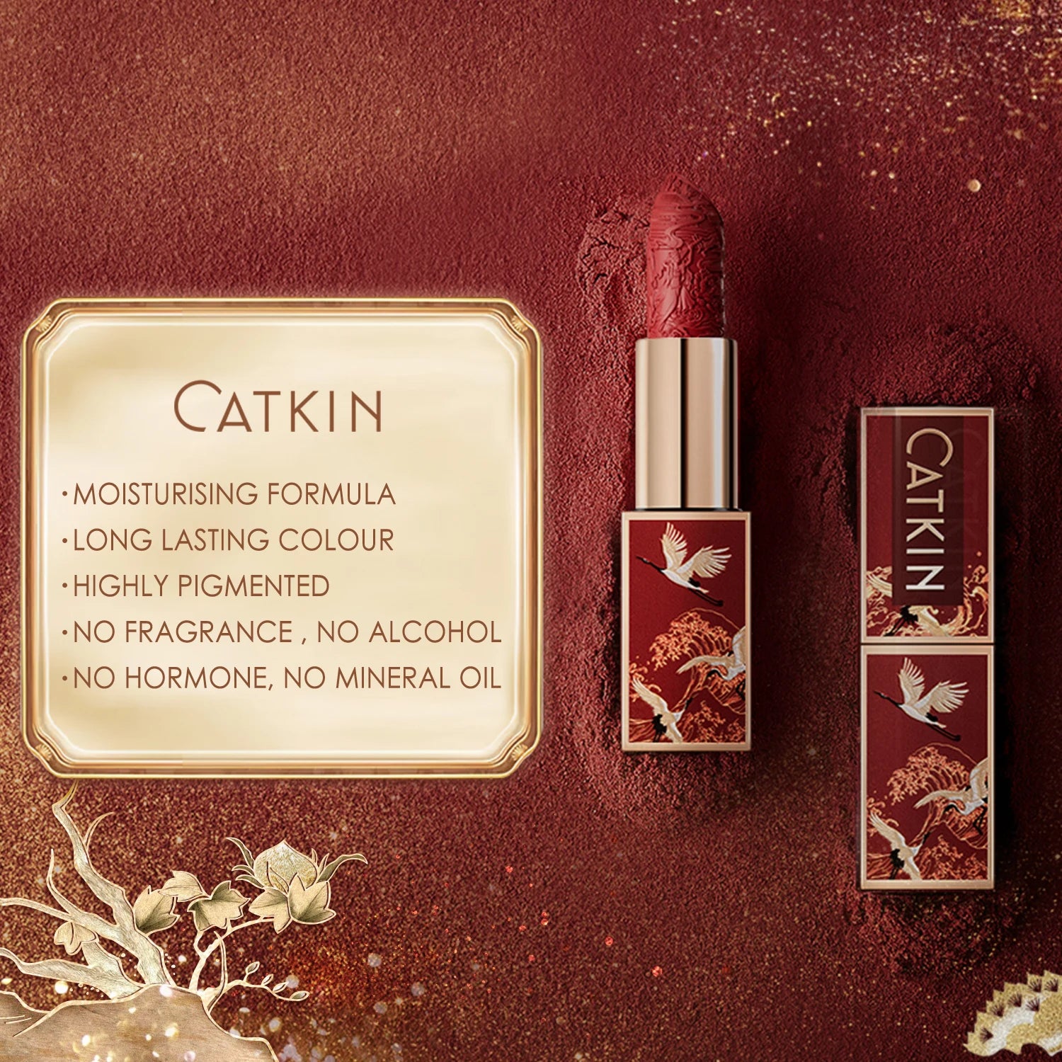 CATKIN Makeup Velvet Matte Lipstick,