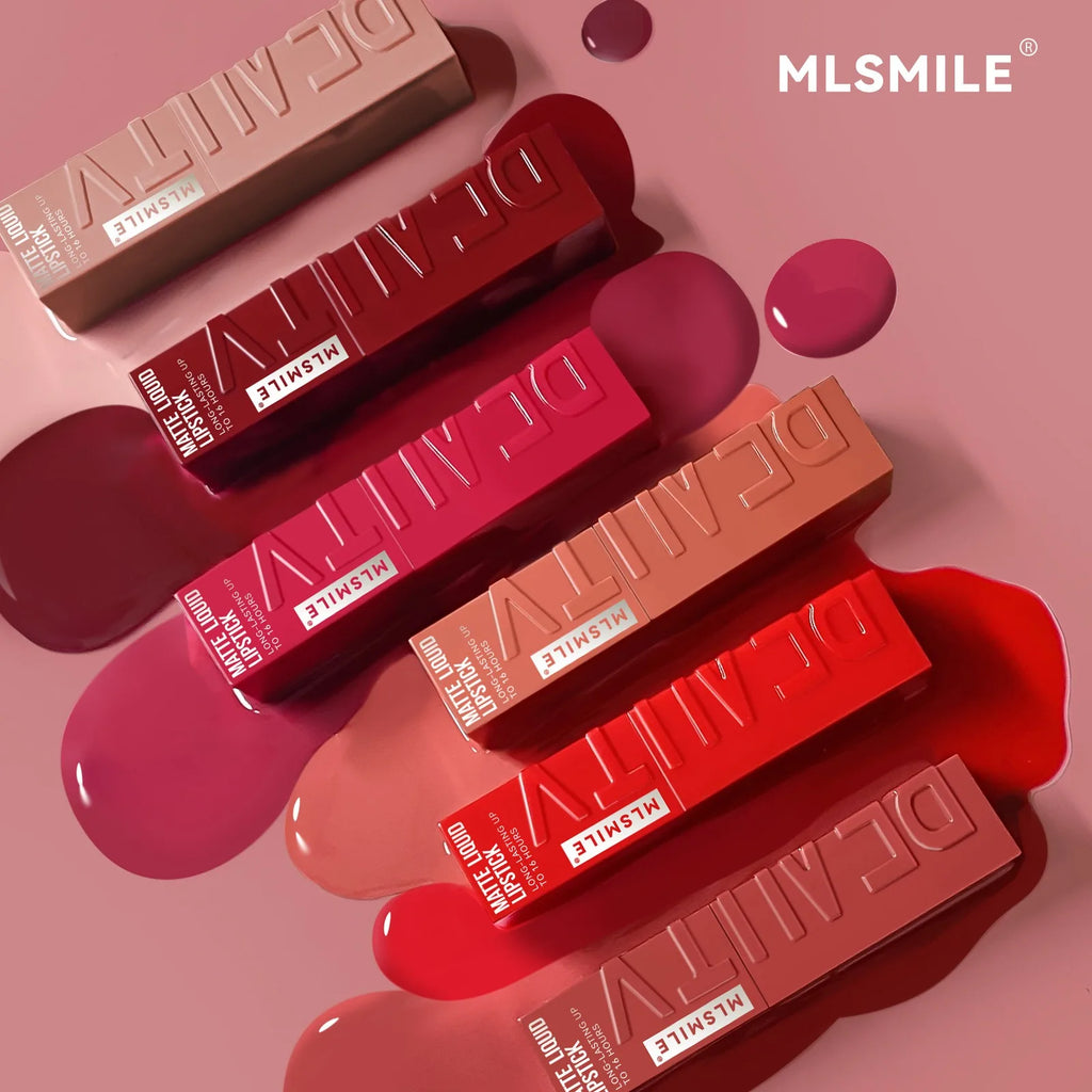 Long Lasting Velvet Matte Lip 6 Colors Gloss Waterproof
