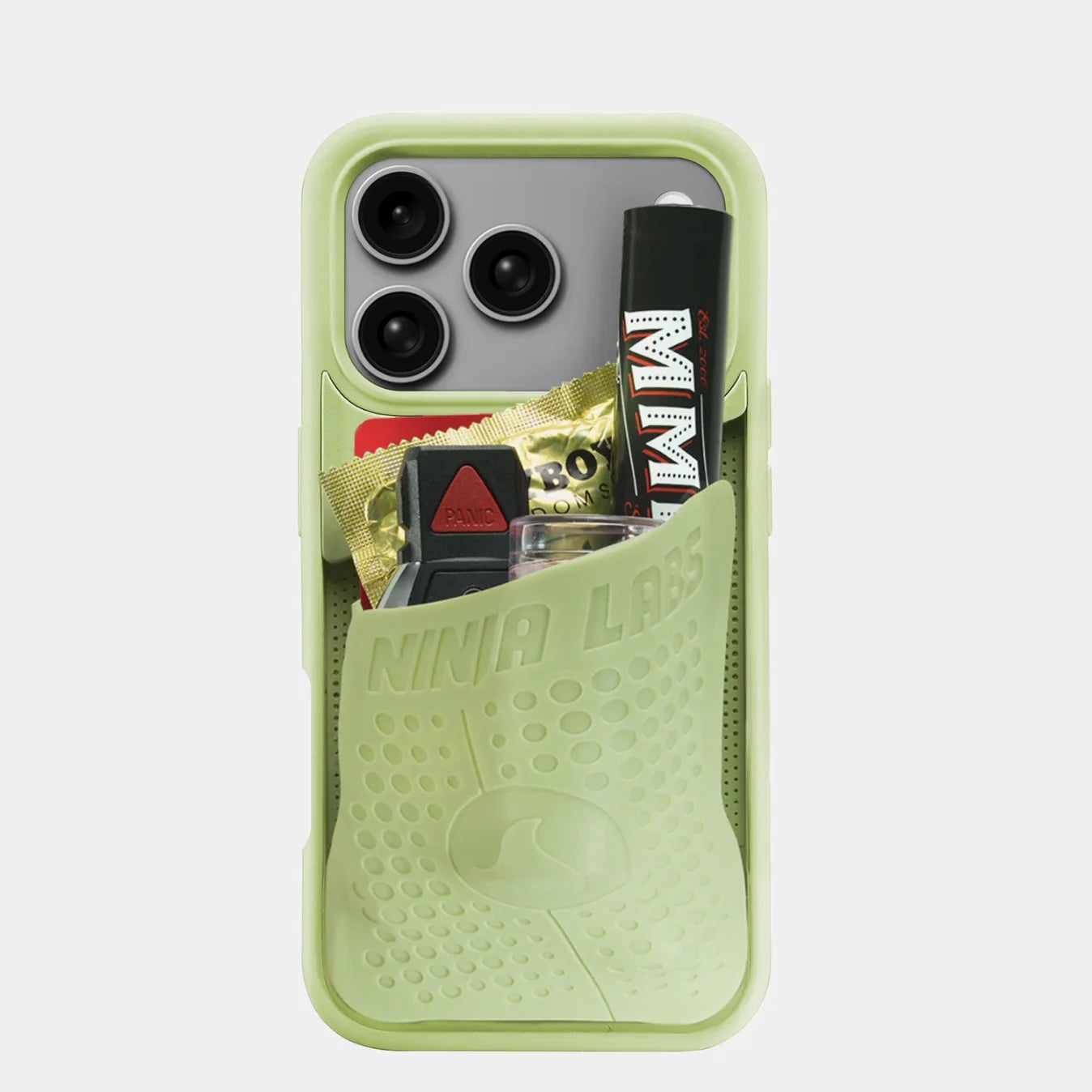 Viral Ninja Labs Solid Color Soft Large Capacity Pocket Case For iPhone