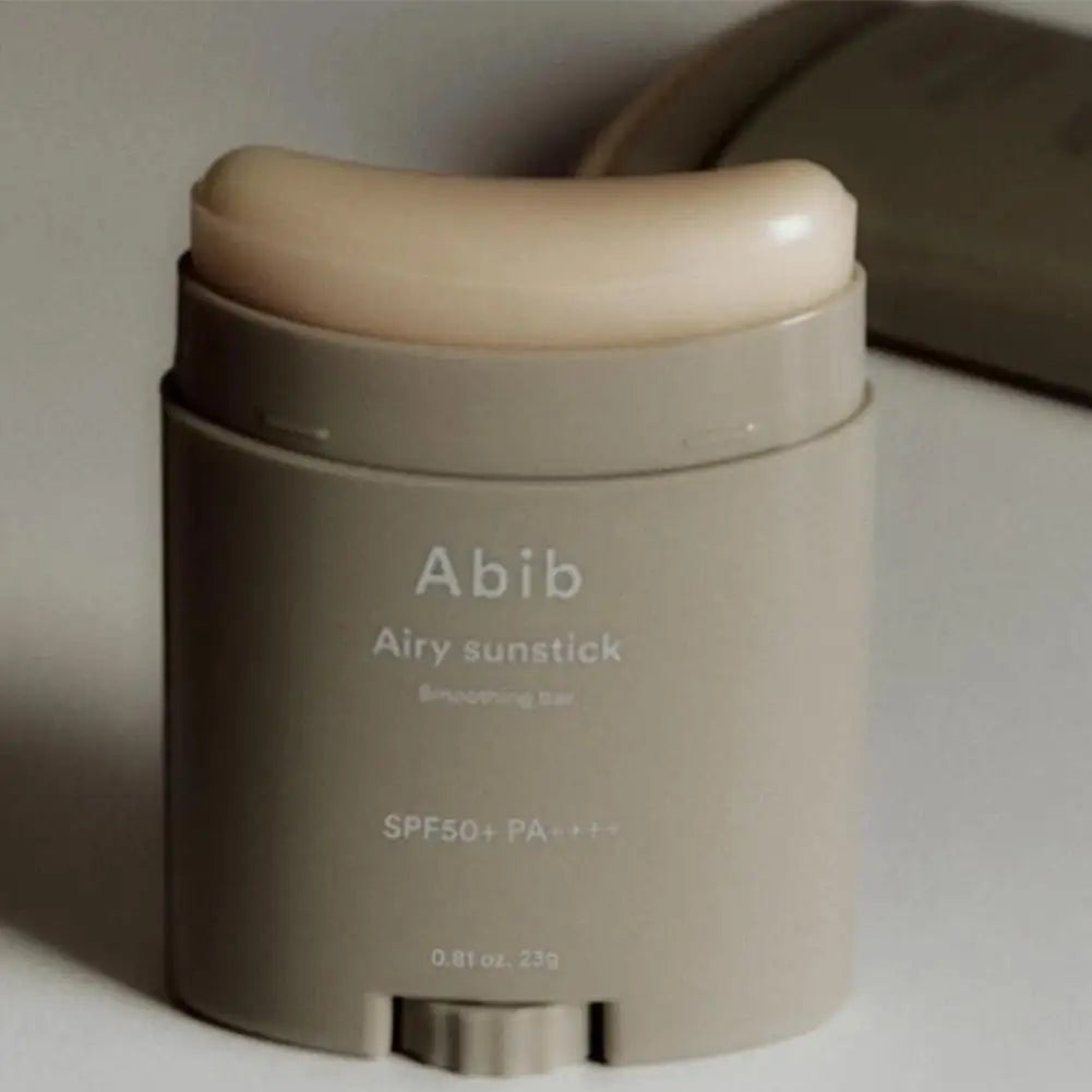 Korean Facial Sunscreen Stick Abib Airy Sunstick Smoothing Bar SPF50+ PA++++ Moisturizing Whiten Gentle Non-irritating Sunscreen
