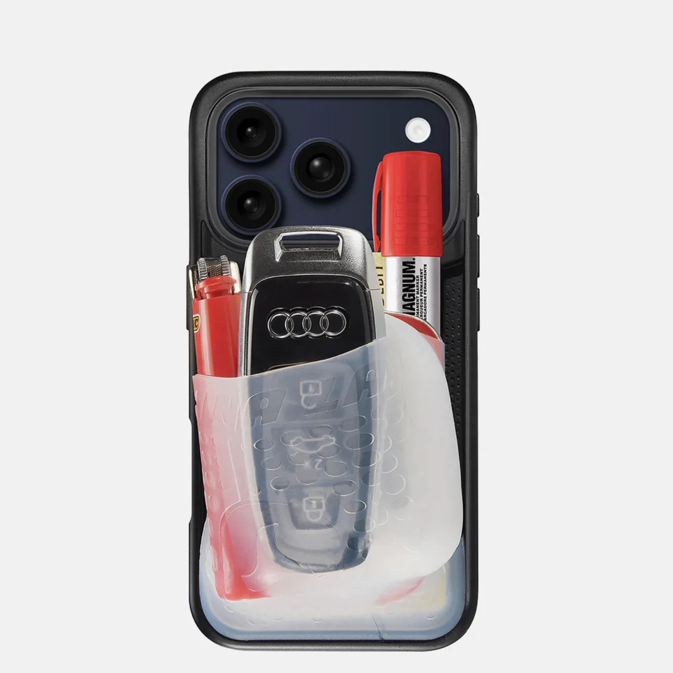 Viral Ninja Labs Solid Color Soft Large Capacity Pocket Case For iPhone