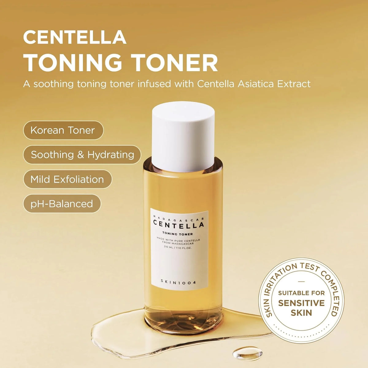 Korean Centella Asiatica Toning Toner Acne Skin