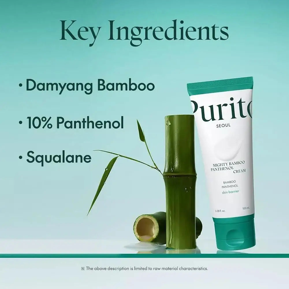 Purito Bamboo Essence Cream Soothes Moisturizes