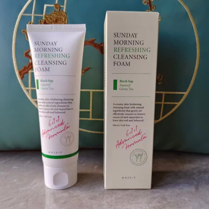 AXIS-Y Full series Anshuyan Birch Amino Acid Facial Cleanser 120ML Gentle Moisturizing Oil Control Moisturizing Deep Cleansing