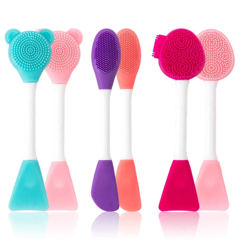 Facial Cleaning Silicone Brush Facial Mask