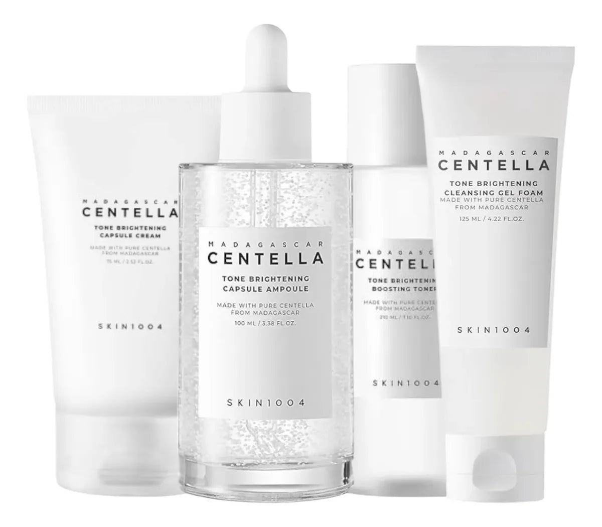 SKIN1004 Centella Skincare Set Korean Origina Whitening Cream Dark Spot Remover Acne Treatment Face Wash Toner Niacinamida Serum