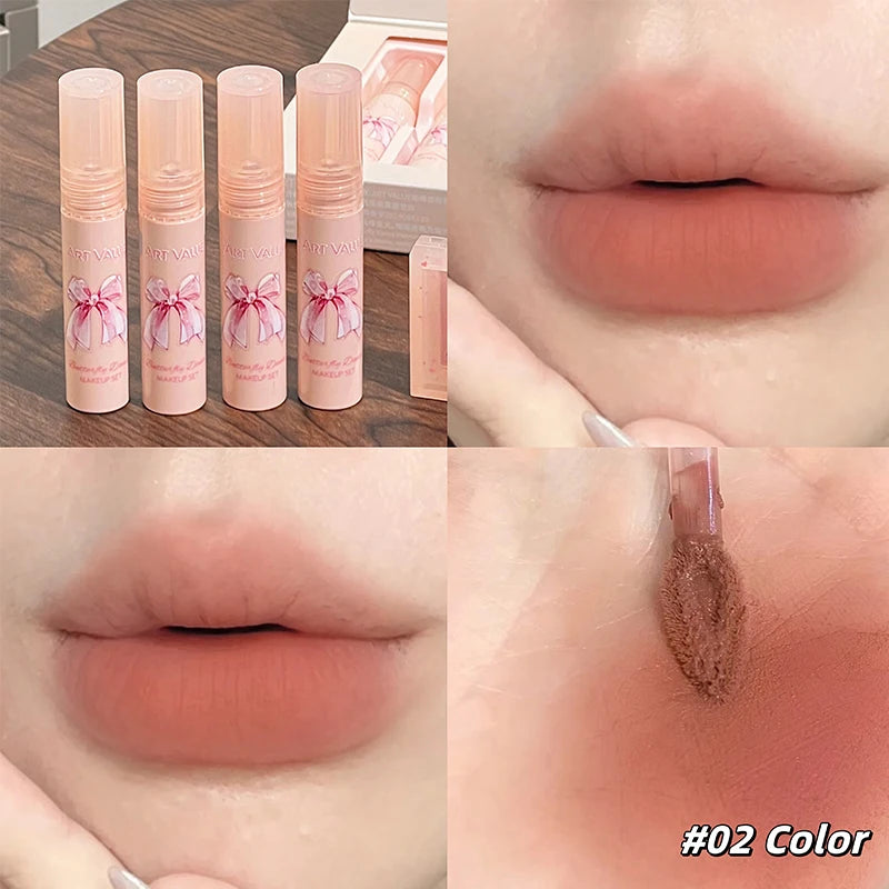 6Pcs/Box Matte Lipstick Set Lips