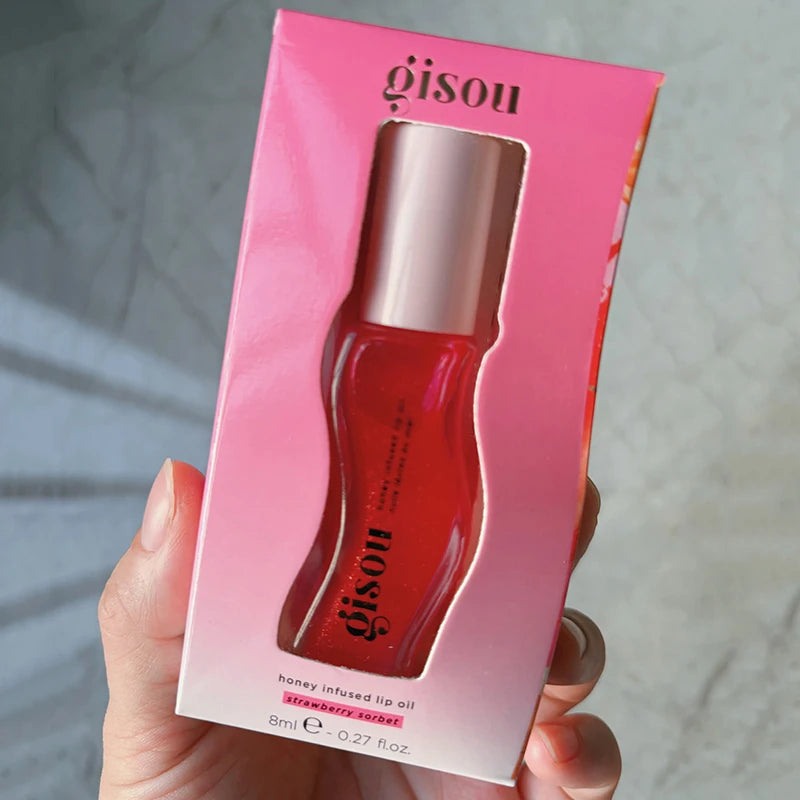 Gisou INS Popular Moisturizing Lip Balm Original Lip Oil Care of the Lip Benetitnt for Lips Plumping Exfoliating Cherry Gloss