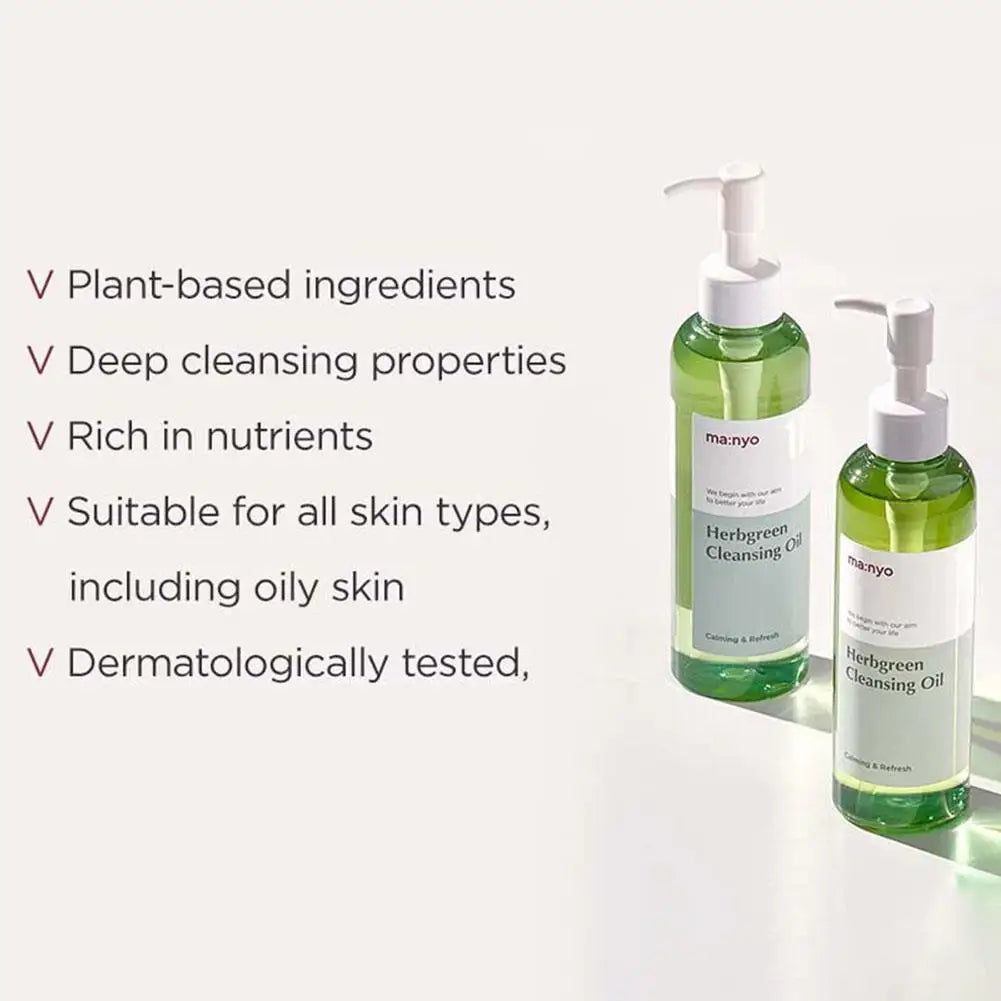 Refreshing Non-greasy Gently Nourishes Cleansing Oil Natural Vanilla Makeup Remover Deep Cleaning Foam Facial Cleanser manyo
