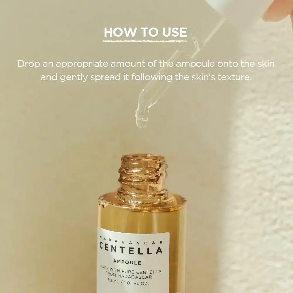 Skin1004 Korean Skincare Centella 4-Piece Set - Serum+Ampoule+Toner+Cream for Sensitive Skin