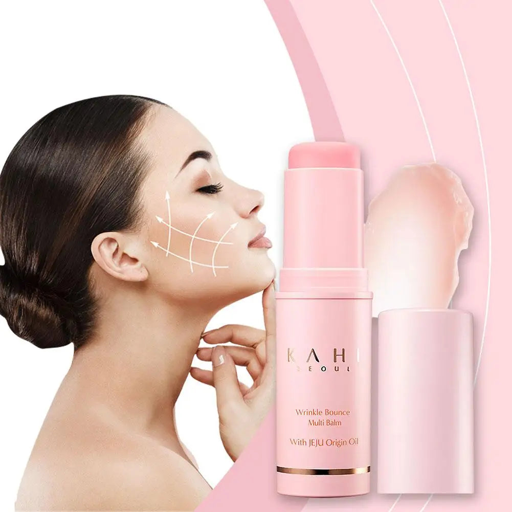 KAHI Moisturizing Wrinkle Bounce Multi Balm Stick Facial Collagen Cream Korean Cosmetics
