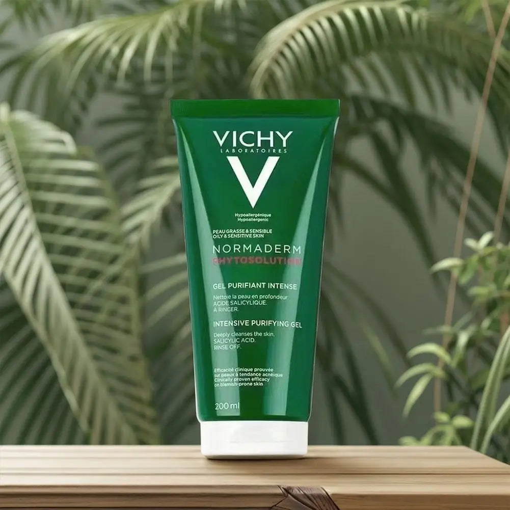 Vichy Anti Acne Purifying Gel Cleanser Face Exfoliating Scrub Cleanses Remove Blackhead Moisturizing Shrink Pores Skin Care
