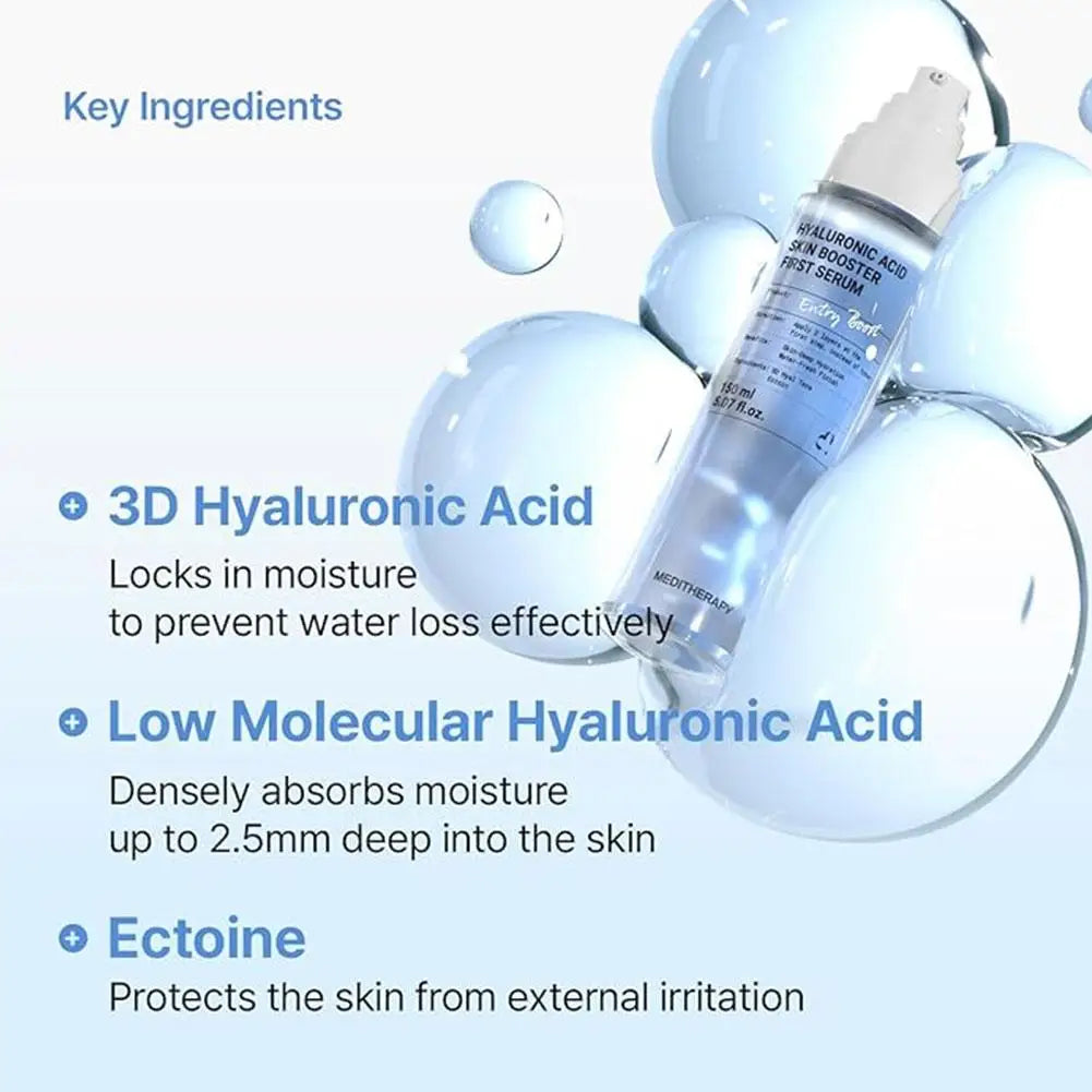 MEDITHERAPY Hyaluronic Acid Skin Booster First Serum 150ml original nourishing Deep moisturizing essence brightening facial care