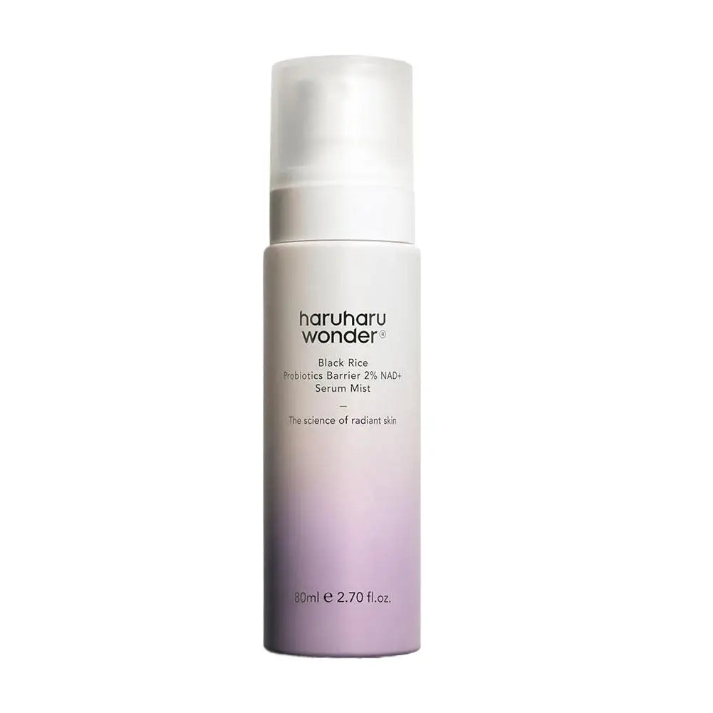 Korean Black Rice Probiotics Barrier  2% NAD+ Serum Mist Enhance Skin Elasticity Hydrating Spray, Repair Skin Barrier Skincare