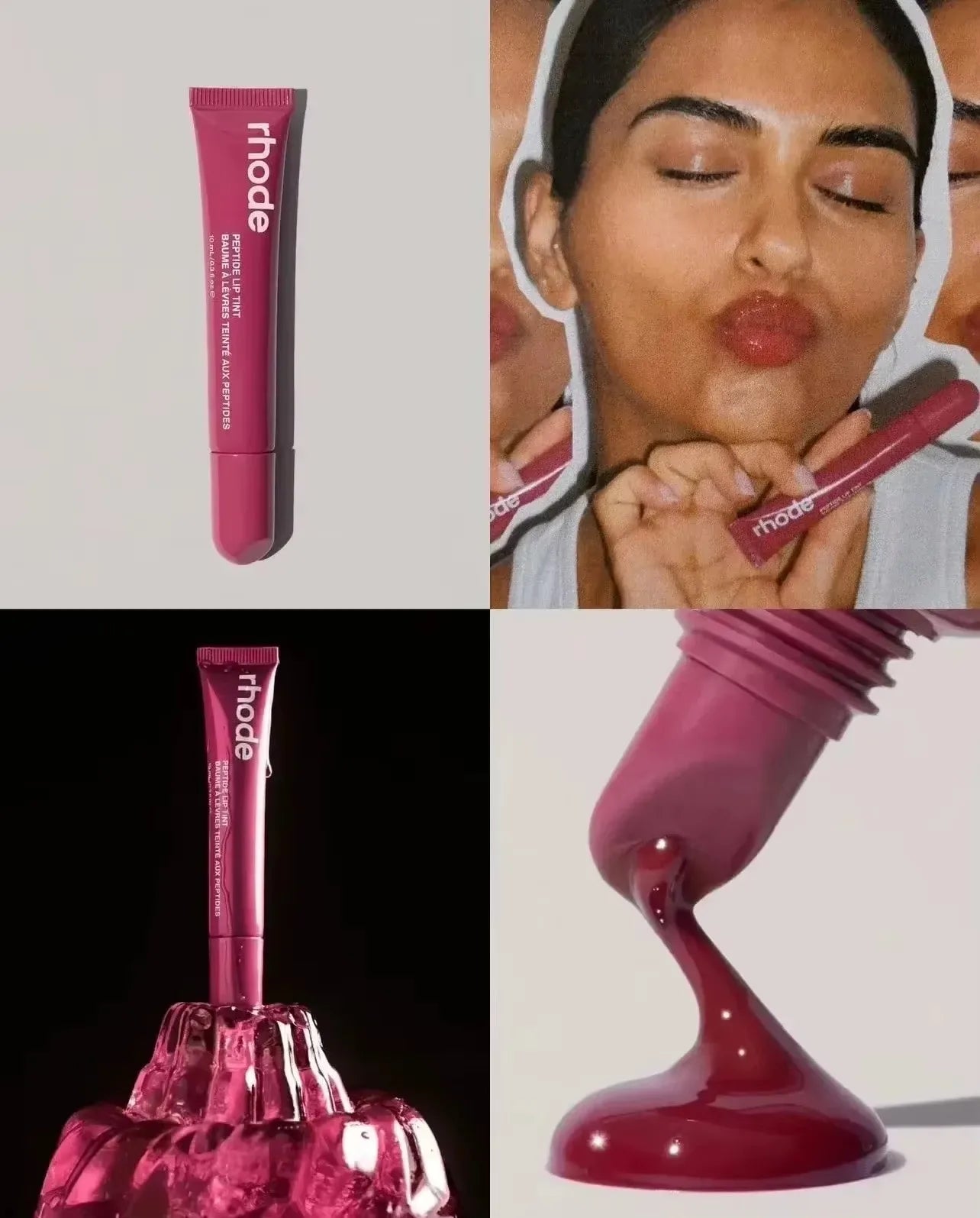 Luxury Brand Lemontini Lip Gloss Advanced Cosmetics Makeup Mirror Face Cream Glazing Milk Lasting Moisturizing Bubble Bag Makeup