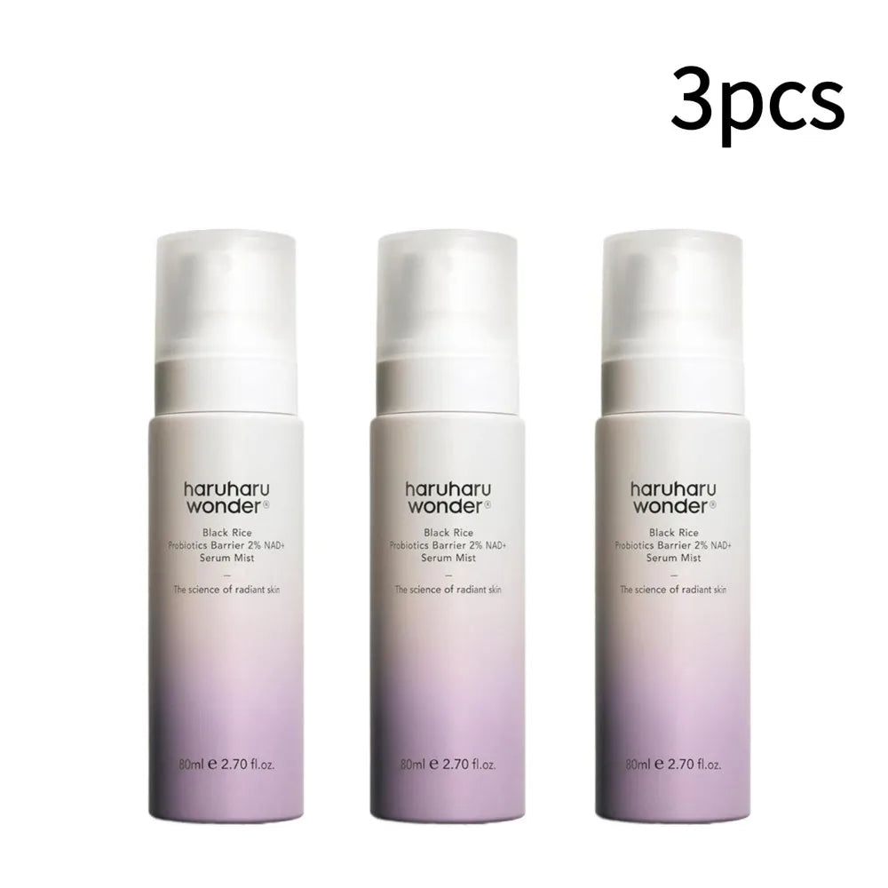 Korean Black Rice Probiotics Barrier  2% NAD+ Serum Mist Enhance Skin Elasticity Hydrating Spray, Repair Skin Barrier Skincare