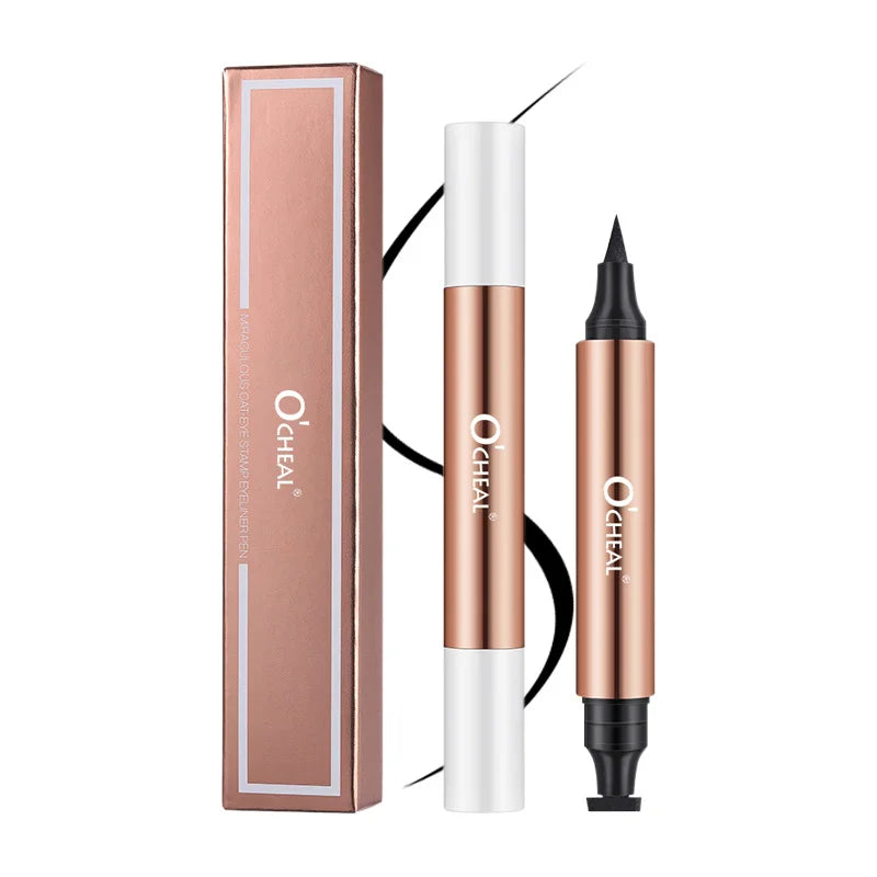 O'CHEAL Eyeliner Stamp Black Liquid Eyeliner Pen Waterproof Fast Dry
