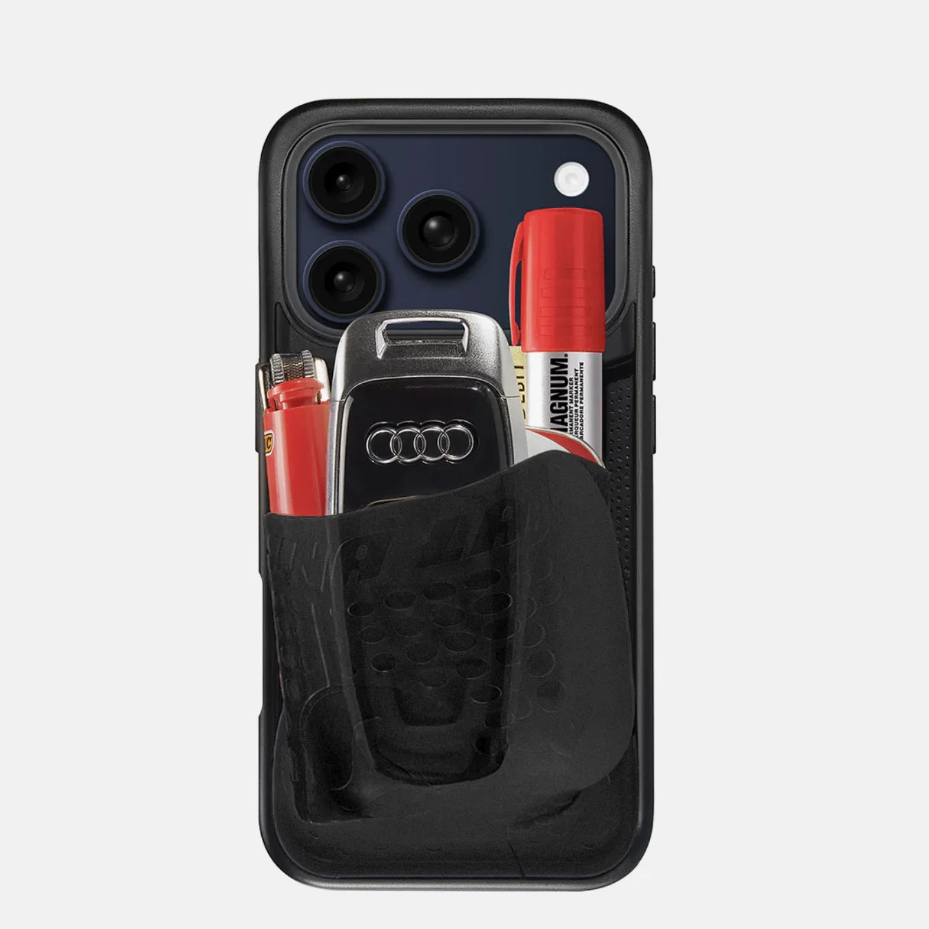 Viral Ninja Labs Solid Color Soft Large Capacity Pocket Case For iPhone