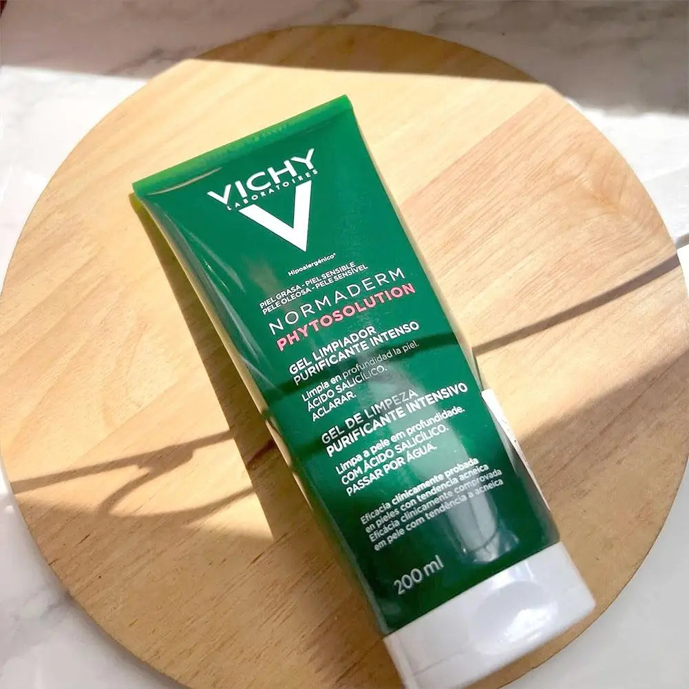 Vichy Anti Acne Purifying Gel Cleanser Face Exfoliating Scrub Cleanses Remove Blackhead Moisturizing Shrink Pores Skin Care