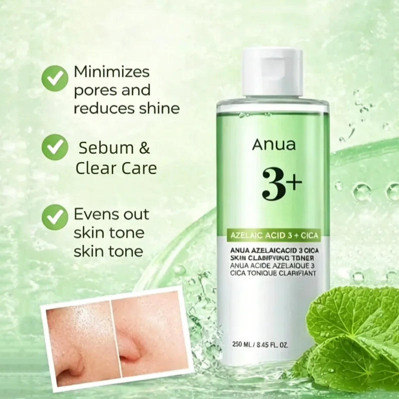 Korean Acid 3 CICA Clarifying Toner,Facial Acne,Soothing & Clear Toner Hydrating Sebum and Spot Care Daily Toner Face Care 250ml