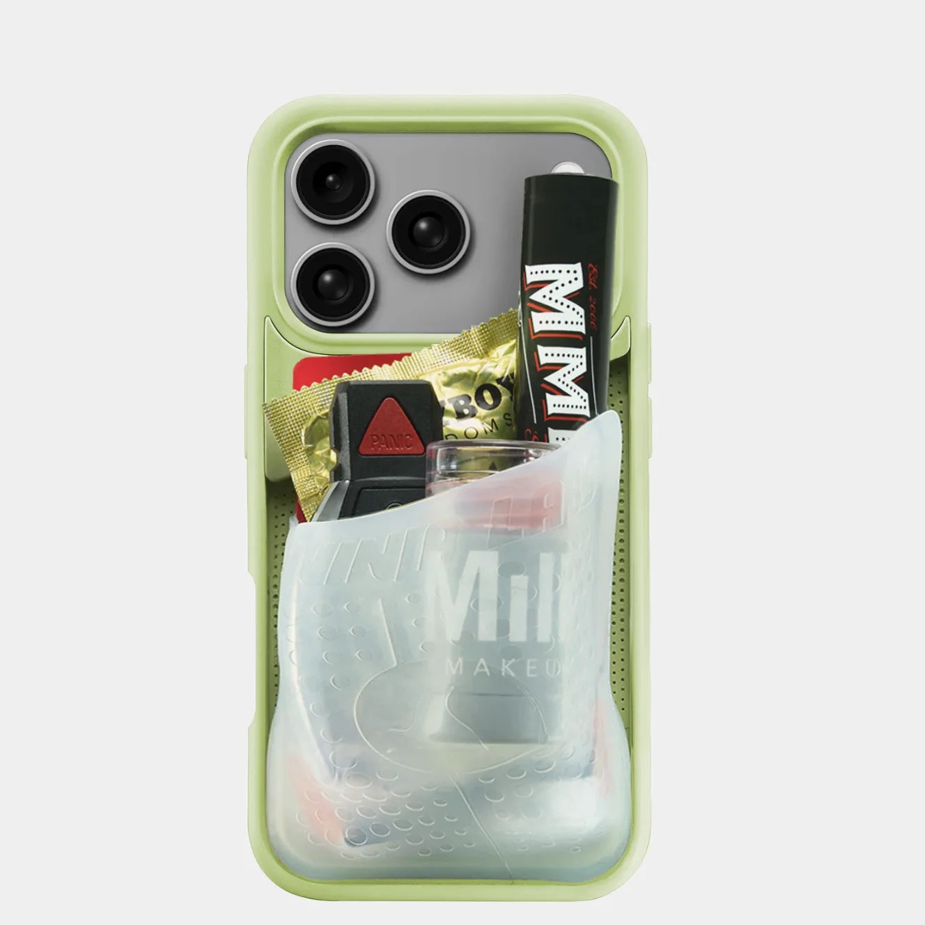 Viral Ninja Labs Solid Color Soft Large Capacity Pocket Case For iPhone