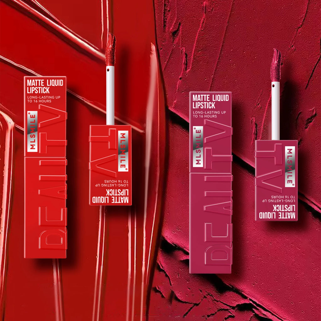 Long Lasting Velvet Matte Lip 6 Colors Gloss Waterproof