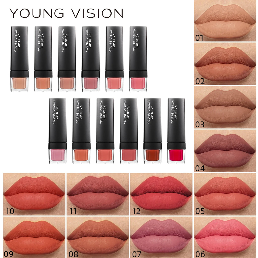 6 pcs /set matte lipstick gift box set