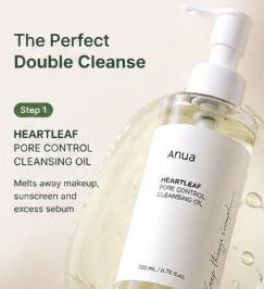 Anua Heartleaf Double Cleanse Duo 💧 (Oil + Foam Cleanser Set)