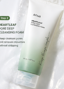 Anua Heartleaf Double Cleanse Duo 💧 (Oil + Foam Cleanser Set)