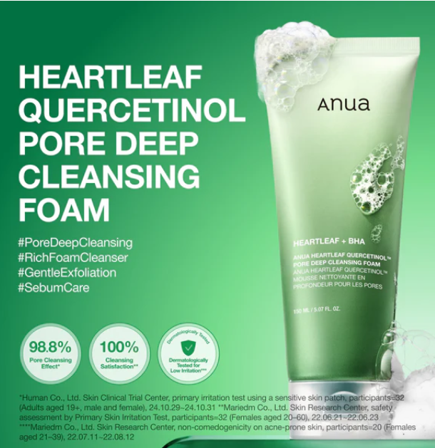 Heartleaf Quercetinol Pore Deep Cleansing Foam