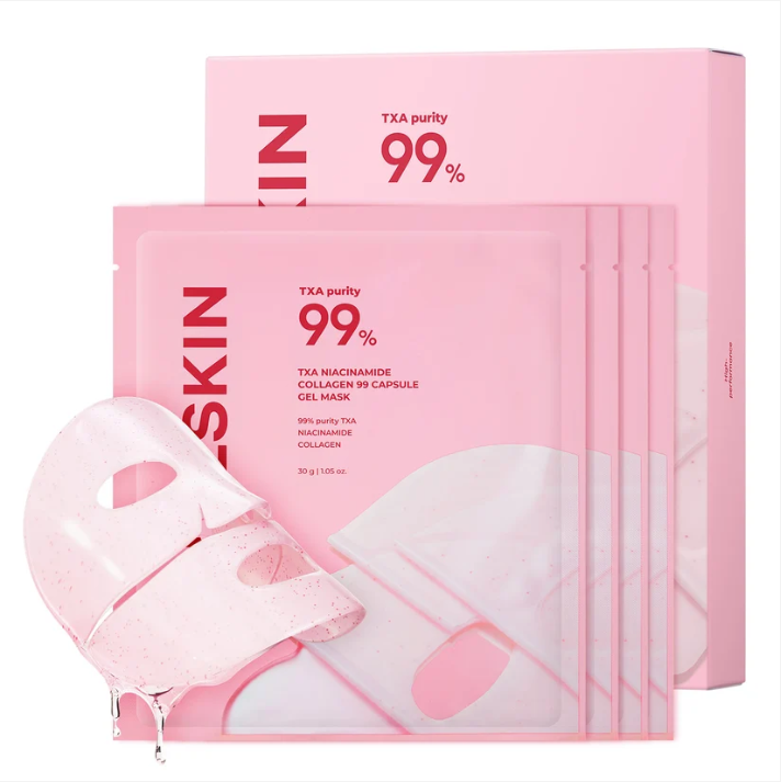 TXA Pink Capsule Overnight Gel Mask 4ea