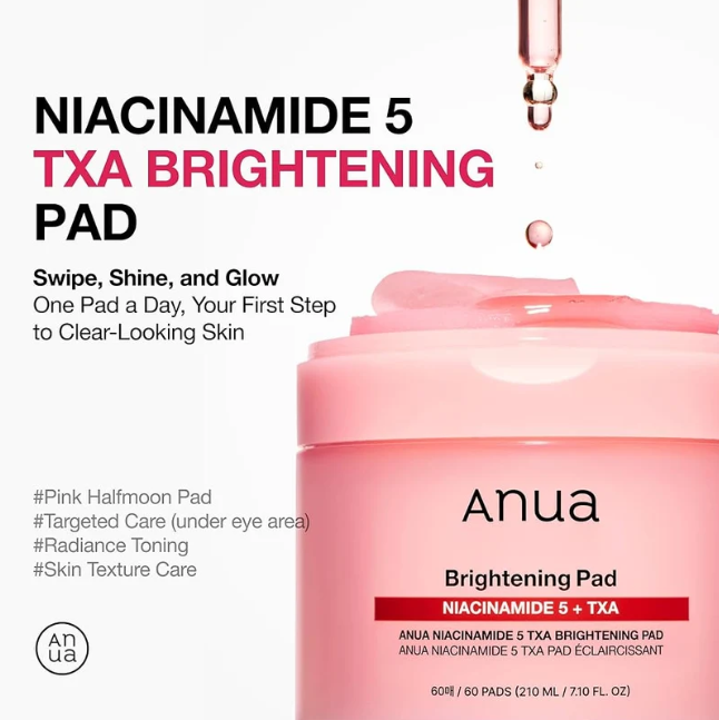 Anua Niacinamide 5 TXA Brightening Pad 60 Pads