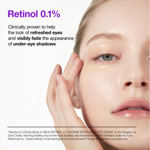 ANUA - Retinol 0.1 Caffeine Revitalizing Eye Cream - 30g