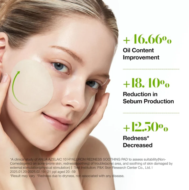 Anua Azelaic Acid 10 Hyaluron Redness Soothing Pad 90 pads