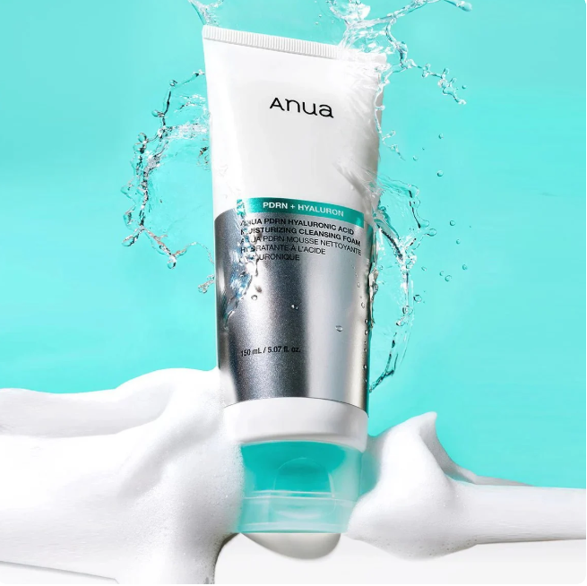 Anua PDRN Hyaluronic Acid Moisturizing Cleansing Foam