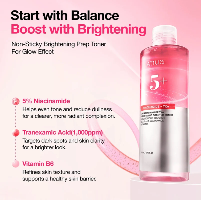 Anua Niacinamide TXA Brightening Booster Toner 250ml