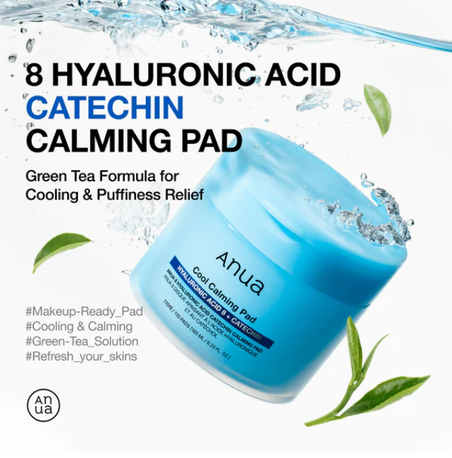 8 Hyaluronic Acid Catechin Calming Pad