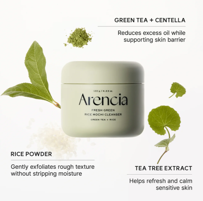Arencia Rice Mochi Cleanser Collection | Korean Deep Cleansing Face Wash