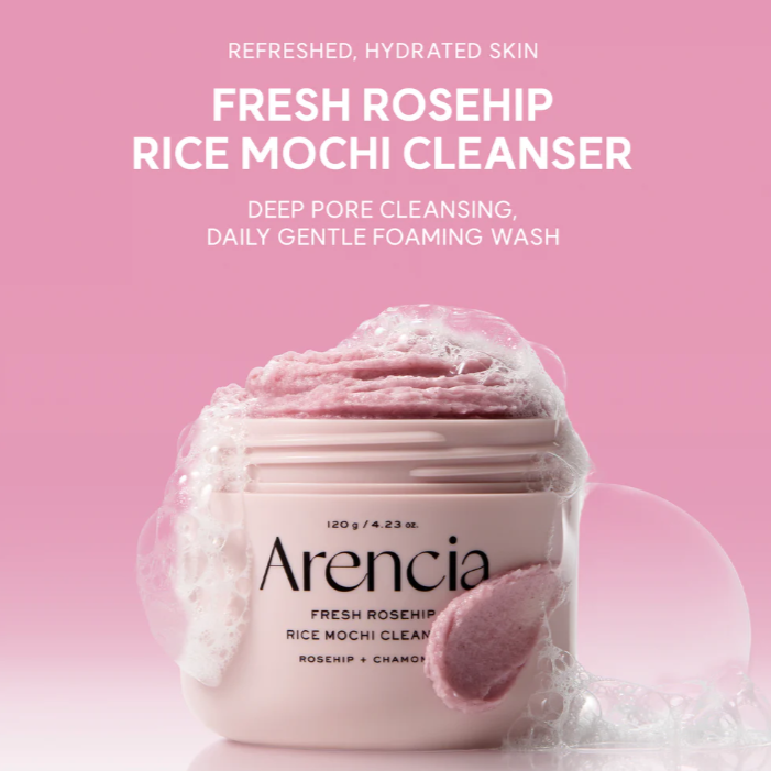 Arencia Rice Mochi Cleanser Collection | Korean Deep Cleansing Face Wash