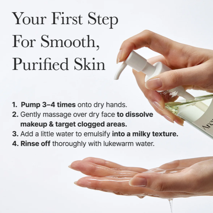 Pore Melt Mochi Makeup-Removing Cleansing Oil, Non-Comedogenic, Rice Amino Acids HD, Vitamin E, Cica, & Ceramide,