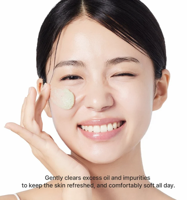 ARENCIA Green Tea + LHA Deep Pore Rice Cake Cleanser