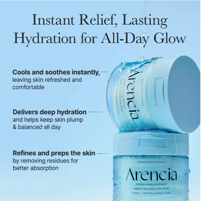 PDRN Hyaluronic Acid Deep Hydration Toner Pads
