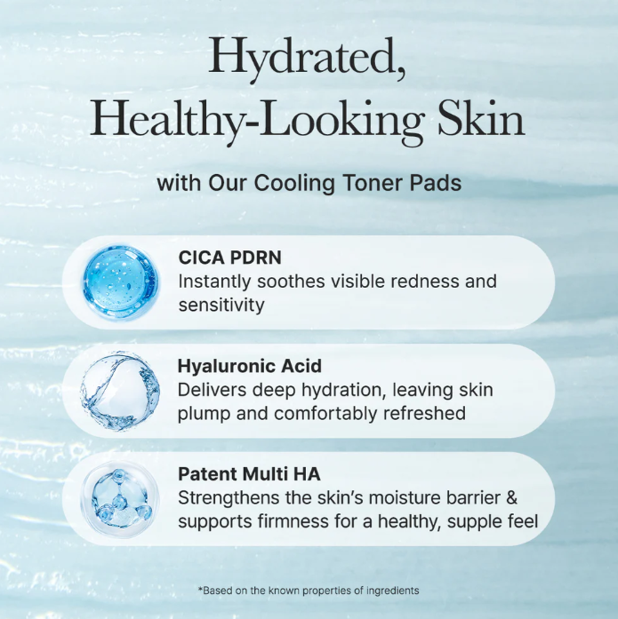 PDRN Hyaluronic Acid Deep Hydration Toner Pads