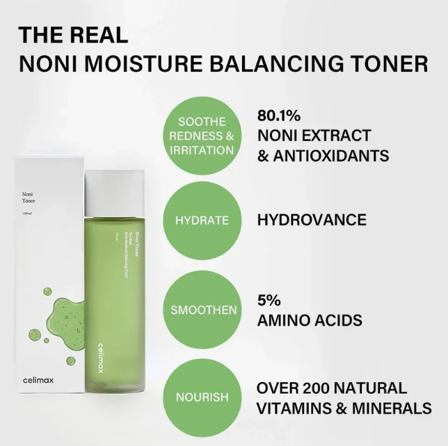 Celimax The Real Noni Moisture Balancing Toner 150ml